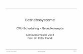 Betriebssysteme - wirtschaftsinformatik-muenchen.de · Shortest Remaining Time First (SRTF)