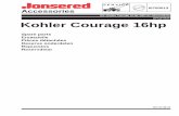 IPL, Kohler Courage 16 hp, SV710-0014, 2007-01, …€¦ · SERVICE Spare parts Ersatzteile Pièces détachées Reserve onderdelen Repuestos Reservdelar I0700013 IPL, Kohler Courage