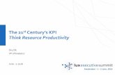 The 21st Century’s KPI Think Resource Productivityweb.luxresearchinc.com/hubfs/Lux_Executive_Summit/Europe/2016/...The 21st Century’s KPI Think Resource Productivity Ory Zik ...