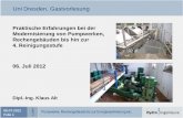 Uni Dresden, Gastvorlesung - Klärwerk.info - Aktuelles ·  · 2012-07-30ATV – DVWK Arbeitsblatt 134 (Juni 2000) ... und E-Technik (50er Jahre) ...
