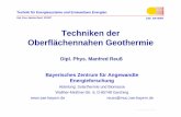 LMU-2007 Techniken der Oberflächennahen Geothermie A · Unit. ZAE BAYERN Technik für Energiesysteme und Erneuerbare Energien ... Abb.: ITW Universität Stuttgart EWS-Speicher 63.360