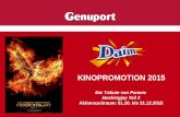 KINOPROMOTION 2015 • Im Herbst 2015 startet Daim eine Kino-promotion mit „Die Tribute von Panem: Mockingjay Teil 2“. • Finale der bekannten und erfolgreiche Kino-Blockbuster-Reihe