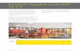 Ecophon Hygiene Lavanda™ T5 C3 Lavanda T5 C3-PRODUCT-DE.pdf · Hygiene Lavanda T5 C3 ist mit einem EVG ausgestattet und wird bündig in die Decke eingebaut um Schmutz- und Staubansammlungen