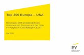 Top 300 Europa - USA - docs.dpaq.dedocs.dpaq.de/10841-ey_top_300_europa_usa_2015.pdf · Top 300 Europa –USA Die jeweils 300 umsatzstärksten Unternehmen Europas und der USA im Vergleich