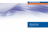 Bleaching Solutions - Benninger .Benninger Bleaching Solutions Prozessablauf Vorwaschen, Entschlichten,