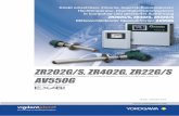 Direkt einsetzbare Zirkonia-Sauerstoffanalysatoren ...€¦ · Bulletin 11M12A01-01D-E ZR202G/S, ZR402G, ZR22G/S Mittelwertbildender Messumformer AV550G ... Außen und Innen am Zirkoniaelement