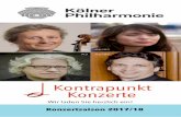 Kontrapunkt Konzerte · & STEVE GADD BAND Vorverkauf ab Freitag, 9. Juni 2017 Spezial Mittwoch 24. Januar 2018 • 20 Uhr KLAZZ BROTHERS ...