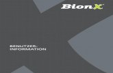BENUTZER- INFORMATION - ridebionx.comridebionx.com/downloads/bionx-UserManual-DE-2014-revb.pdf · • Ein außen montierter ReedKontakt, der in die Kom ...
