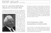 DGSP aktuell Personalia - zeitschrift-sportmedizin.de · Im Rahmen einer akademischen Feier im Universitätsklini-kum Freiburg wurde Prof. Dr. J. Keulam 13.6.2000 die Ur-kunde zum