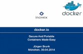 docker.io - Secure and portable containers made easy · docker.io 4 Was ist Docker ? Das Docker* Framework erlaubt es (Web-) Applikationen in schlanke, autarke und portable Umgebungen,