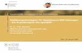 Titel Einfühungsstrategien für OpenSource-ERP … · Freie Software / Open Source M.Sc. Falk Neubert (BWL/Produktions-Management und Wirtschaftsinformatik, Universität Osnabrück)