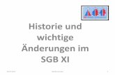 Historie und wichtige „nderungen im SGB XI - .Historie der Pflegeversicherung Das Pflege-Versicherungsgesetz