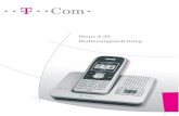 Sinus A 30 Bedienungsanleitung - telekom.de · Willkommen II Willkommen Herzlichen Glückwunsch, dass Sie sich für das DECT−Telefon Sinus A 30 der Deutschen Telekom AG, T−Com