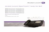Alcatel-Lucent OpenTouch Suite for MLE · PDF file2 Einleitung Wir möchten uns für Ihr Vertrauen beim Kauf Ihres Alcatel-Lucent-Telefons bedanken Ihr Alcatel-Lucent bietet mit seinen
