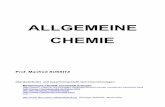 ALLGEMEINE CHEMIE - gym1.at · ALLGEMEINE CHEMIE Prof. Manfred SUSSITZ über(be)arbeitet und zusammengestellt nach Internetvorlagen: Medizinische Fakultät, Universität Erlangen