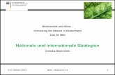 Biodiversität und Klima Vernetzung der Akteure in ...€¦ · UAP -Waldstrategie Richtlinien ESI-Fonds ...