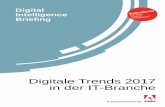 Digitale Trends 2017 in der IT-Branche - Adobe Blogs · Die Studie wurde von Econsultancy in Zusammen- arbeit mit Adobe erstellt. Sie beleuchtet aus der Perspektive der IT-Manager