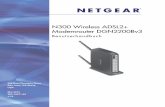 N300 Wireless ADSL2+ Modemrouter DGN2200Bv3€¦ · Vielen Dank, dass Sie sich für ein Produkt von NETGEAR entschieden haben. Registrieren Sie Ihr Gerät nach der Installation unter
