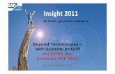 Beyond Technologies – SAP-Systeme im Griff mit BPMN ... · Beyond Technologies – SAP-Systeme im Griff mit BPMN undBPMN und Innovator SAP Suite 29. November 2011
