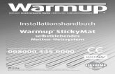 Warmup StickyMat · SPM 15m ² 0.5 x 30 2250 22 ...