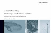10. Capital Market Day Erläuterungen zum 1. Halbjahr … · 10. Capital Market Day Erläuterungen zum 1. Halbjahr 2014/2015 Dietmar Bichler, Vorsitzender des Vorstands Ehningen,