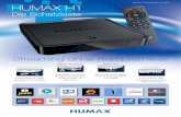 Streaming ohne Kompromisse - HUMAX-Germany · Die aktuellsten Blockbuster in HD, 3D und UltraViolet Digital HD ... Video-Ausgang 1 x HDMI Audio-Ausgang S/PDIF optisch Kommunikation
