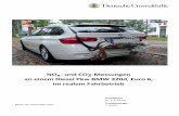 Testbericht vom Diesel Pkw BMW 320d, Euro 6, im realem ...€¦ · Berlin, 05. Dezember 2017 Projektleiter Dr. A. Friedrich Projektmanager S. Annen NOx- und CO2-Messungen an einem