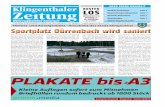 Amtsblatt der Stadt Klingenthal Srtatz rrenba ird aniert · Srtatz rrenba ird aniert Wie bereits kurz informiert wird ... von 200 Euro. Sie überreichten den symbolischen Scheck an