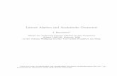 Lineare Algebra und Analytische Geometriebaumeist/la_shell.dvi.pdf · Lineare Algebra und Analytische Geometrie J. Baumeister1 Skript zur Vorlesung Lineare Algebra in den Semestern