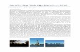 Bericht New York City Marathon 2016 - sisu- .Zum Start wurde nat¼rlich New York, New York von Frank