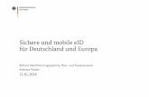 Sichere und mobile elD für Deutschland und Europa€¦ · 21.01.2016 /C£) k I ... *Diensteanbieter sind Anwender der elD-Infrastruktur des PA/eAT ... - Verwaltungs-DL fordert Kontoeröffnung