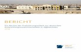 BERICHT - deval.org · Danksagungiv Zusammenfassungvi 1. Einleitung1 2. Das Portfolio der deutschen EZ in Afghanistan 3 2.1 Portfolioentwicklung der deutschen EZ