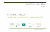 SHARED E-FLEET - stz-egs.de · © Shared E-Fleet Konsortium Gemeinsam genutzte Elektrofahrzeugflotte im Geschäftsumfeld 3 Intelligentes und ökologisches Energiemanagement Intermodale