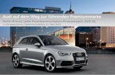 Audi auf dem Weg zur führenden Premiummarke · Android-Tablet Audi Konzern – Multimedialer Geschäftsbericht 2011 . Exklusiv im Netz . 1 . 2 3 . iPad . iPhone . Android-Smartphone