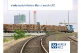 Verladerichtlinien Bahn nach UIC - mercer-holz.demercer-holz.de/fileadmin/user_upload/mercer-holz.de/Documents/... · Verladerichtlinien Bahn nach UIC Warum gibt es überhaupt eine
