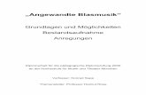 Angewandte Blasmusik korrigiertblasmusiknoten.de/cms/upload/dokumente/Konrad Sepp/Angewandte... · „Angewandte Blasmusik“ Grundlagen und Möglichkeiten Bestandsaufnahme Anregungen