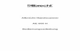 Albrecht Handscanner AE 600 H Bedienungsanleitung 2900/manual2.pdfAmateurfunk-Empfangsgerät erfüllt das Gerät den europäischen Standard ETS 300 684.