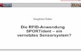 Die RFID-Anwendung SPORTident - innoman.de · 08.11.2006 Sensorik aus Thüringen / Ilmenau IMMS 2 Gliederung 1. Passive LF-RFID-Systeme als Schreib-/Lese-Anwendung 2. SPORTident –