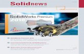 Das SolidWorks-Magazin von planetsoftware - cad.at · SolidWorks Premium 2010 Neue Version liefert optimierte Kernfunktionen für intelligentere und schnellere Konstruktionsarbeit