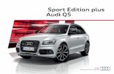 Produktflyer Sport Edition plus - Audi Q5 · Lackierung: Suzukagrau Metallic Räder: Aluminium-Gussräder Audi Sport im 5-V-Speichen-Design in Titanoptik matt, glanzgedreht