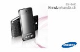 SGH - F480 Benutzerhandbuch - handy-deutschland.de€¦ · müssen, z.B.: Berühren Sie Menü ... • Verwenden Sie nur von Samsung zugelassene ... an, dass es am Ende seiner Lebensdauer