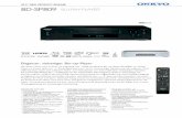 2011 NEW PRODUCT RELEASE BD-SP809 BLU-RAY … · BESONDERE FEATURES • THX®-zertifiziert • Unterstützt Blu-ray 3D-Wiedergabe (bei Anschluss an einen 3D-kompatiblen Fernseher)