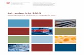 Schweizerische Akkreditierungsstelle SAS und... · 8 | Jahresbericht 2015 zurück zum Inhalt Die SAS wacht darüber, dass das schweizerische Akkreditierungs-system die Anforderungen