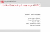 Unified Modeling Language (UML) - Uni Bremen || Startseiteroefer/pi2-04/10.pdf · 3 Universität Bremen Unified Modeling Language (UML) Warum Modellieren? Die meisten Systeme sind