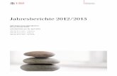 Jahresberichte 2012/2013 - FONDS professionell Inhaltsverzeichnis Organisation 2 Bericht der Geschäftsführung 3 UBS (D) Euro Aktiv - Substanz 4 Jahresbericht per 30. April 2013 7