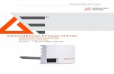 Advanced Energy PV Heater DCLV/XL · o IEC 61364 – Überspannungsschutzgeräte für Nieder spannungsanlagen o DIN EN 62446 (Netzgekoppelte PV-Systeme – Mindestanforderungen an