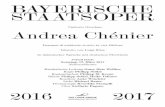 Andrea Chénier 12 03 17 - Haus: Bayerische Staatsoper · Von 2010 bis 2014 war er ... Spielzeit 2016/17 zeichnet er für die Lichtgestal- ... in Rossinis La scala di seta.