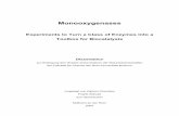 Monooxygenases : experiments to turn a class of enzymes ... Monooxygenases Experiments to Turn a
