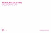 BEDIENUNGSANLEITUNG SPEEDPORT W 724V - Telekom · Anmelden / WPS blinkt Ihre WLAN-Geräte oder Schnurlostelefone können jetzt angemeldet werden ... (Ingenieurbüro FORMAT GmbH) Subject: