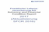 Frankfurter Lebens- versicherung AG Solvency and …€¦ · Aktualisierter SFCR 2016 FL AG 5 von 44 In Kapitel II Geschäftstätigkeit und Geschäftsergebnis werden Hinweise zur